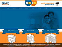 Tablet Screenshot of emaxsicurezza.it